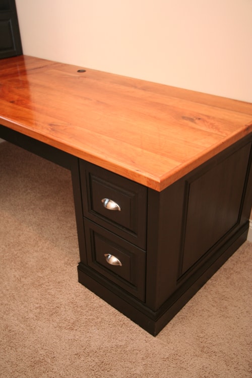 Custom Wood Office Desk
